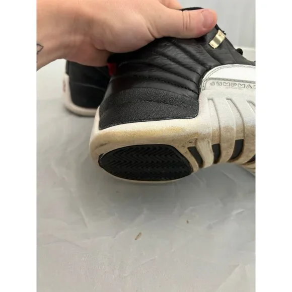 Air jordan 12 retro playoff 2022 black white mens shoes size 8 CT8013 006